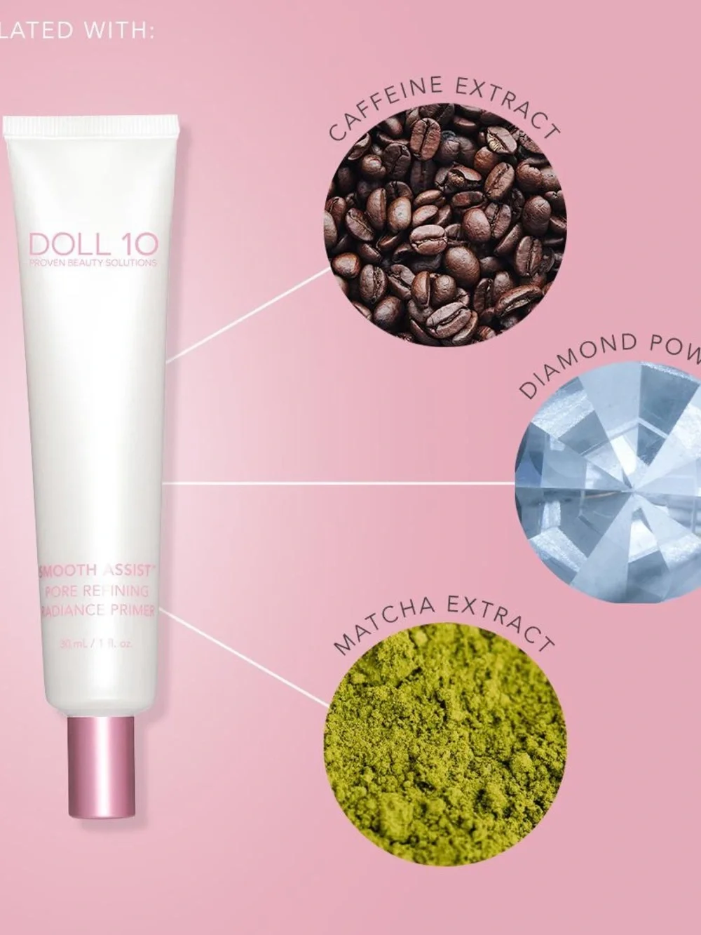 NEW Doll 10 Smooth Assist Pore Refining Radiance Primer